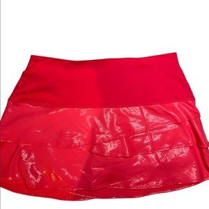 Lucky in Love Pink Glitter/Metallic Tennis Skirt